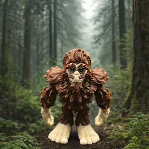 Miniature Bigfoot Sasquatch Collectible Figure — 3D Printed Cryptid Collectible — C.L.A.W. Archive Series