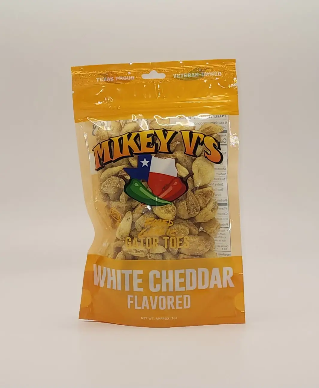 Mikey V's - White Cheddar Gator Toes (Fried Garlic)