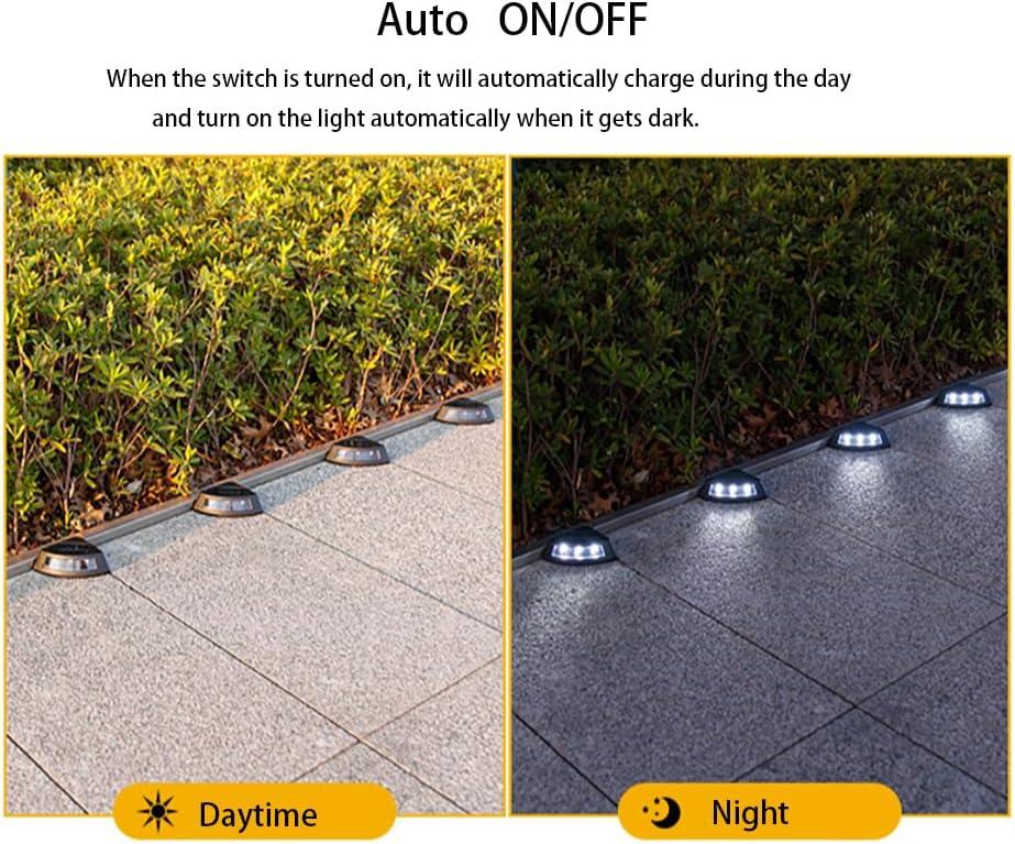 This four-piece set of intelligent solar-powered tiered lights features intelligent light-controlled courtyard lights that automatically turn off during the day and turn on at night. Suitable for courtyards, gardens, paths, and porch ground lighting.