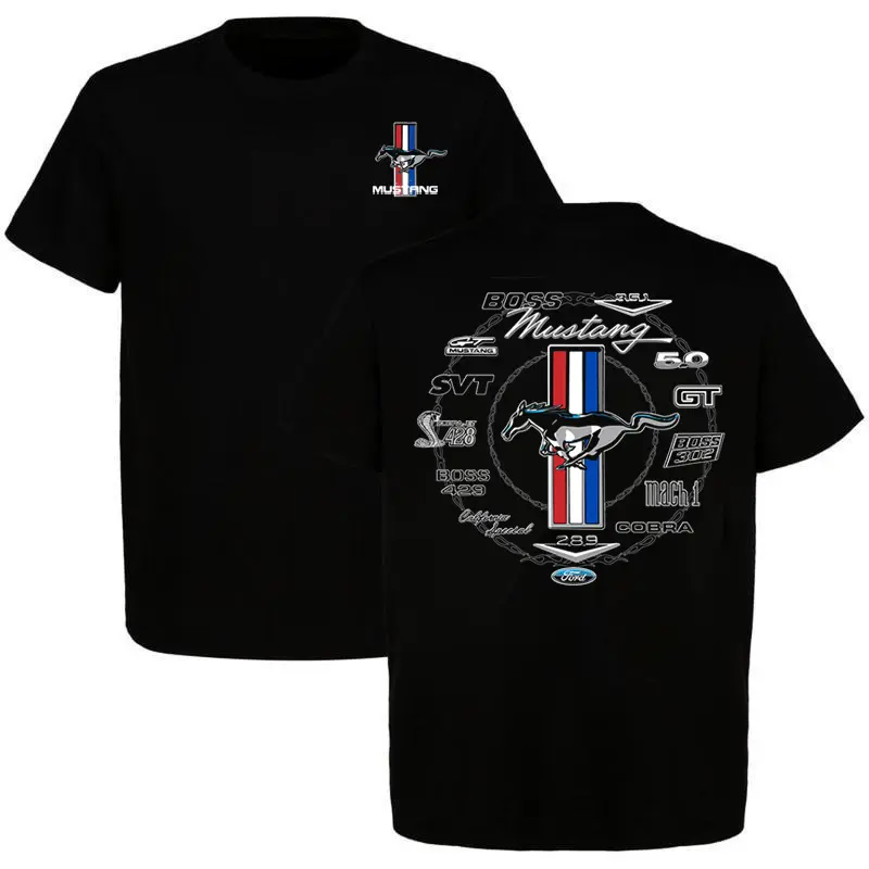 Mustang Logo Since 1964 T-Shirt Ford Fans T-Shirt Car Enthusiast Ford Gang Style T-Shirt Gift For Men And Women