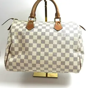 Pre-owned Louis Vuitton As Shown Tote Bags sh 0854 Damier Azur Speedy 30 Handbag 26.03.16