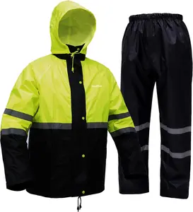 Waterproof Rain Suit for Men &, Lightweight Rain Gear Jacket and Pants Set for Fishing, Work, Hiking