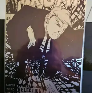 Spider-Man 1 Trump Homage BLACKOUT Metal Comic - Classic Toy Figure