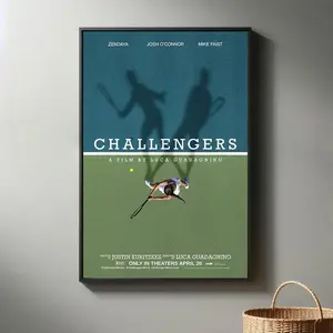 Challengers Movie Posters | High Quality Print I 2024 Movie Poster | Modern Room Decorative Arts | Popular Film Gift