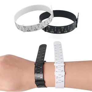 Convenient Plastic Measuring Tool for Bracelets & Belts, Jewelry Making Wrist Size Gauge, Easy Ring Sizer Accessory