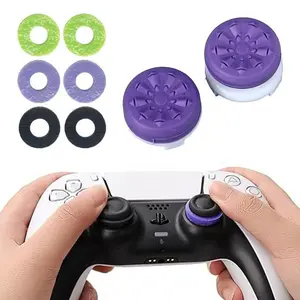 Precision Rings 6Pcs Silicone Rubber Joystick Precision Rings Aim Boost Kit, Gaming Accessories Compatible with PS4, PS5, Xbox Series X/S, Xbox 1 Controllers