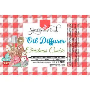 Christmas Cookie Hanging Car Diffuser & Refills