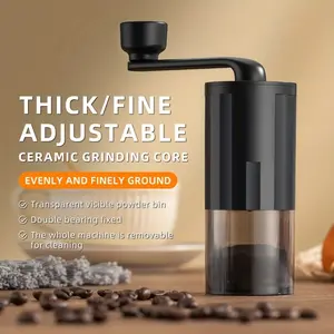 Hand Grinder Coffee Machine Small Home Electric Mill Portable Bean Grinding Hand-Cranked Espresso Maker, Compact Design & Easy Operation, Coffee Making Tool