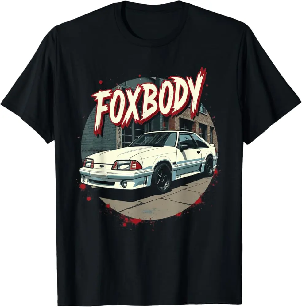 1990'S Foxbody, Foxbody 5.0 Street Scene, Foxbody Stang Car T-Shirt