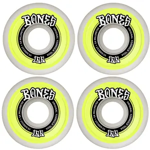 Bones Skateboard Wheels 54mm Original V5 Sidecut 100A White