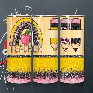 Teacher termo 20 oz Can be personalized with a name. Write in notes when the purchase is made.