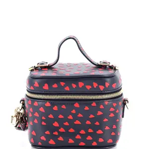 Pre-owned Dior material Messenger Bags Christian Lady Vanity Case Printed Leather Micro by Rebag