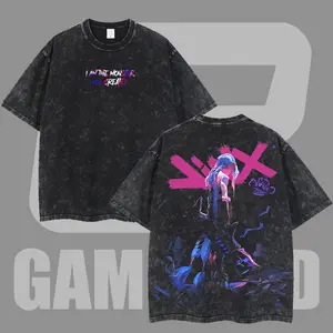 Jinx Arcane Show League Of Legends Washed Game T-shirt Game Soft Cotton, FPS, Game Lover Unisex Shirt Gift for Him Gift For Her Vintage Y2K Hoodie Sweatshirt arcane  merch