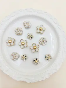 12 Flower Shoe Charms, Durable Abs Material, Hollow Design, No Battery Needed, Perfect for Sports Shoes, Sandals, Slippers