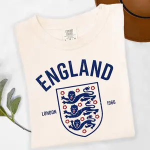 Youth & Adult England 2026 Fan Shirt, Vintage Football Tee, Three Lions England Shirt