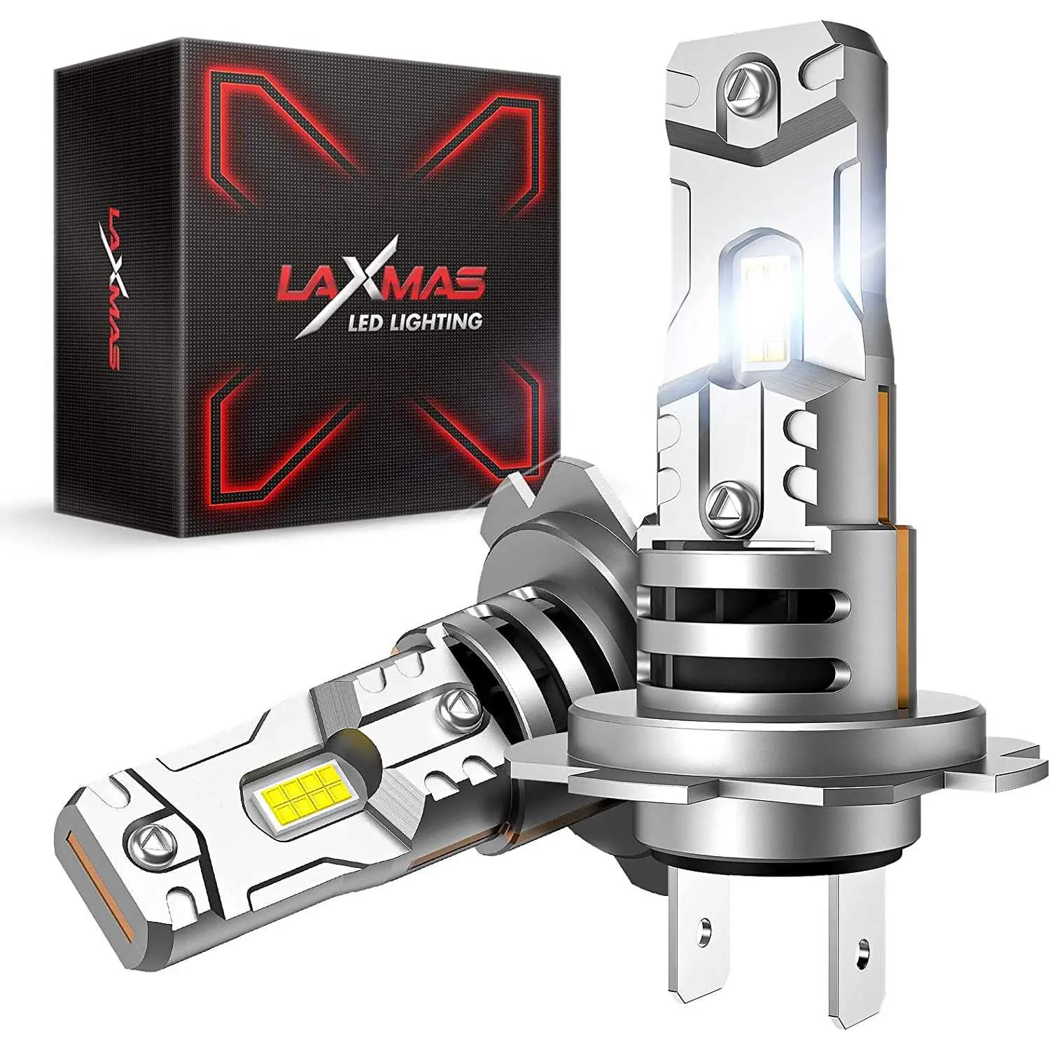 2018 Volkswagen e-Golf H7 130W 6500K White IP68 LED Headlight Bulbs 2PCS Laxmas LM3