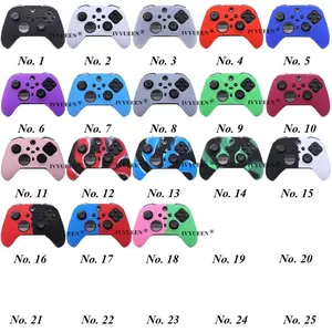 Anti-Slip Grip Silicone Soft Case for Xbox One Elite Series 2 / S2 Core Wireless Controller Skin with Thumb Grip Caps