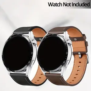 22mm Universal Watch Band (Band Only), 1 Count Fashionable PU Leather Watch Band for Samsung/HUAWEI/Amazfit Smart Watch, Smart Watch Replacement Band