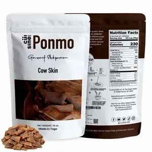Dry Ponmo - Premium Dried Cow Skin, 100% Natural, High Protein, Ready to Soak and Cook, Perfect for African Soups & Stews | Made in togo