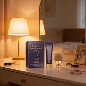 Daily Long-Lasting Body & Facial Concealer Care Cream, Full Coverage for Blemishes, Evens Skin Tone on Face & B (Comes with a large brush)