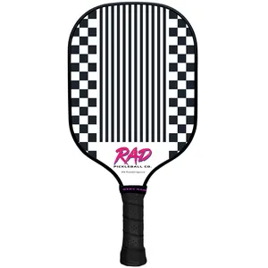 RAD Pickleball Paddle Retro Ripper- USA Pickleball Approved, Lightweight Honeycomb Core & Carbon Fiber Reinforced - Perfect for All Skill Levels