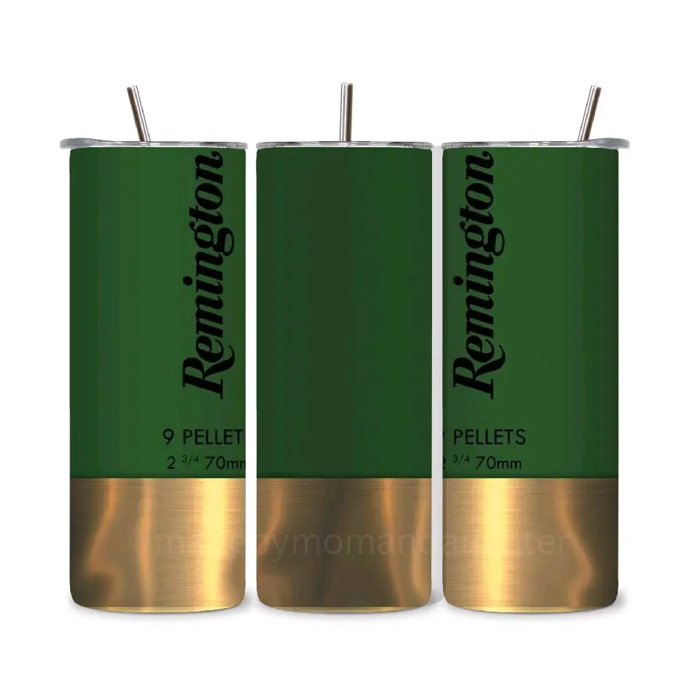 Remington 20oz stainless steel Bottle Drinkware Water Bottles Cup Mug Portable Washable Bottled Reusable metal straw coffee tumblers Handmade Insulated Lid Hunting