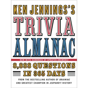 USED-Ken Jennings's Trivia Almanac: 8,888 Questions in 365 Days by Jennings, Ken (Hardcover)