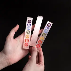 Selenite Crystal Board, Natural Stones Healing Gypsum, Chakra Magic Stick, Palm Stone, Energy Healing, Christmas Gift, Selenite Wand Crystal, Chakra Healing Crystals