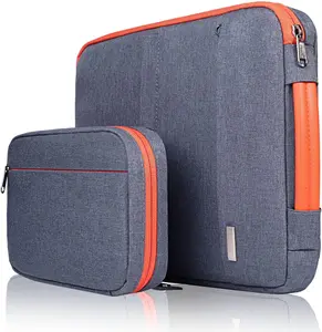 Laptop Sleeve Case 13 14 Inch Compatible with MacBook Air 13 M2/M3/M4, MacBook Pro 13/14,13.5Surface Laptop 4/5,Chromebook 14,2 in 1  Computer Bag with Detachable Accessory Pouch