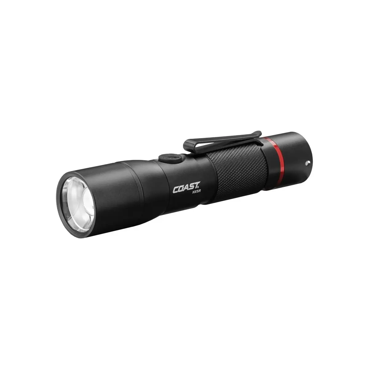 Coast HX5R Dual-Power High Lumen LED Flashlight - 345 Lumens, Rechargeable Pure Beam Focusing, USB Charging, Alkaline Power Compatible (Home Improvement, Building Supplies, Roofing & Flooring Use)