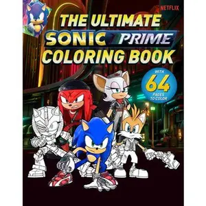 The Ultimate Sonic Prime Coloring Book -- Patrick Spaziante, Paperback