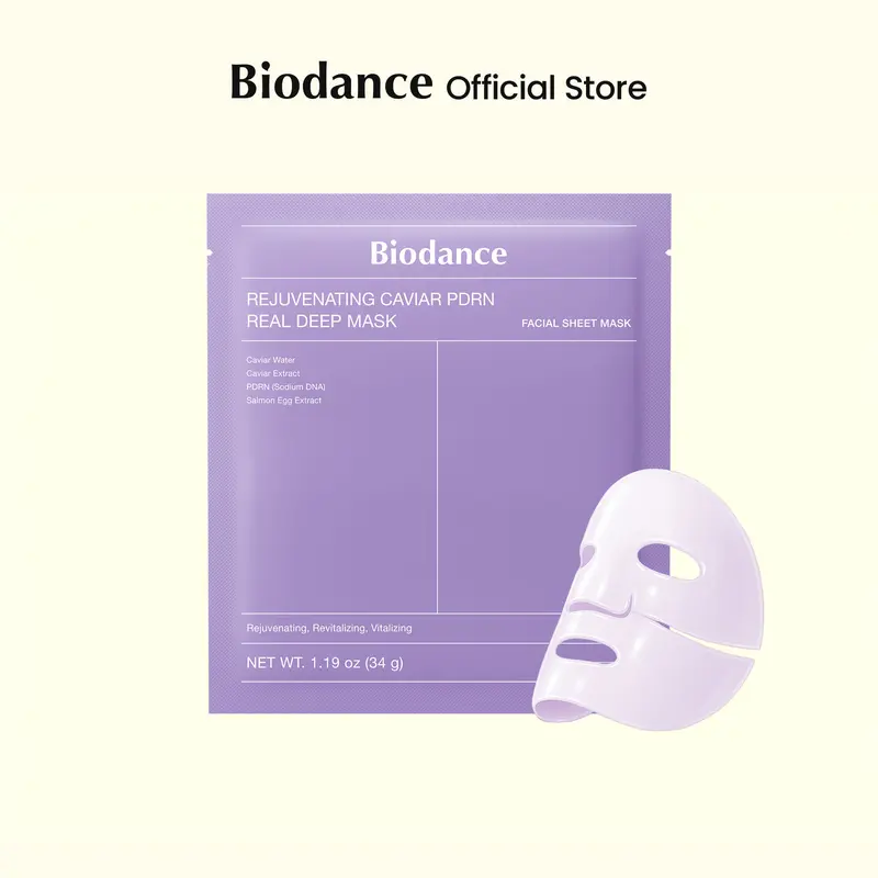 [Biodance Official] PDRN Sleeping Mask - Caviar & PDRN, Hydrogel Overnight Wrapping Mask, Deep Firming, Rejuvenating, Anti-Aging, Radiance, K-beauty Skincare Mask