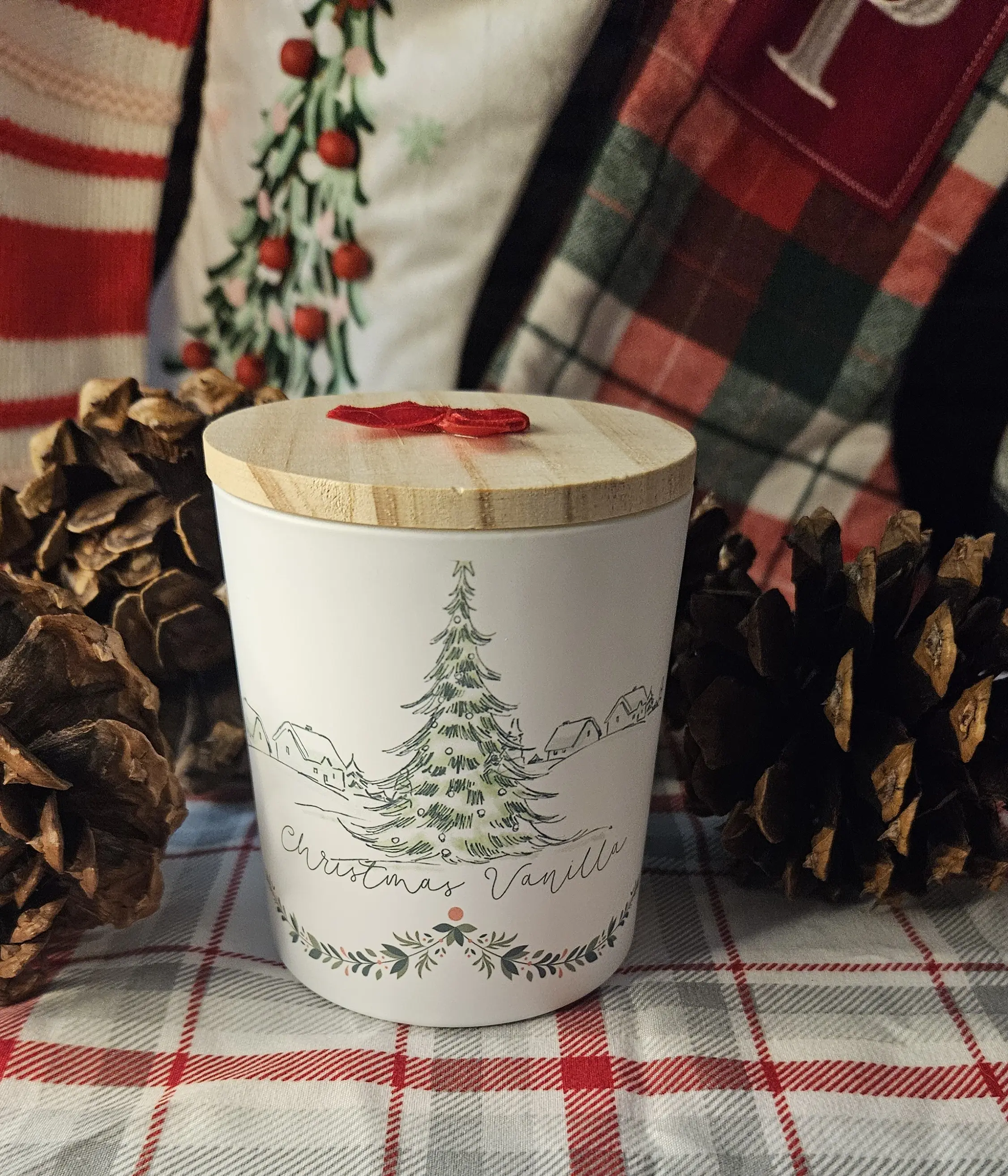 Christmas Vanilla scented candle