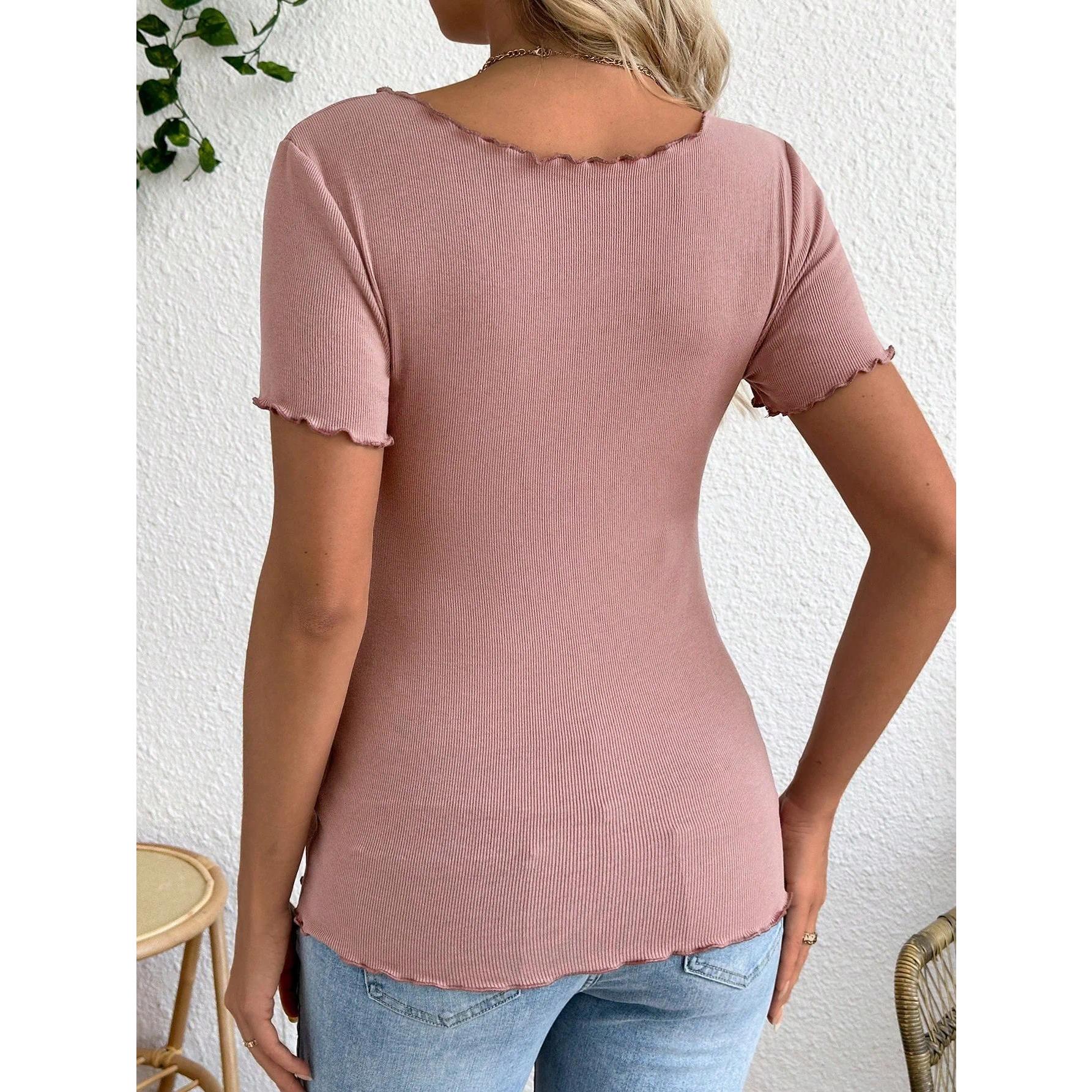 Maternity short-sleeved casual sportswear, cute summer style, breastfeeding-friendly maternity dress