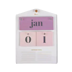 Acrylic Perpetual Wall Calendar