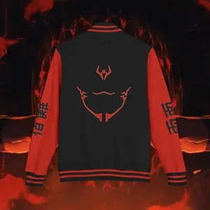Ryomen Sukuna Varsity Jacket  Jujutsu Kaisen Letterman Jacket