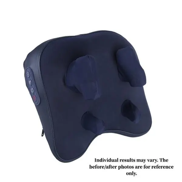 Cordless Neck Shoulder Massager With Soothing Heating 3 Intensity Levels 2 Heating Levels Electric 4D Shiatsu Deep Kneading Pillow For Back Traps Gift