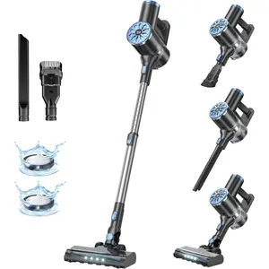 Cordless Vacuum Cleaner with Self-Standing, LED Screen Stick Vacuum Cleaners for , Lightweight  Suction Vacuum, 6-in-1 Rechargeable Vacuum for Carpets, , Hardwood Floors