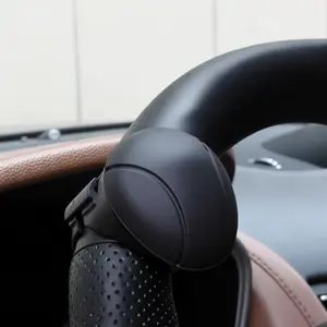 Car Steering Wheel Assist Ball, 360° Rotating Non-Slip Steering Aid, Creative Bearing Silicone Turn Assist Ball, Single Hand Operation Car Interior Accessory