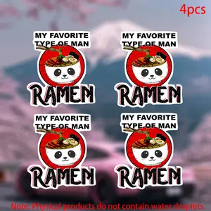 4pcs-My Favorite Type of Man Sticker-car stickers for doors, windows, laptops, luggage, furniture and bumpers-durable adhesive vinyl material