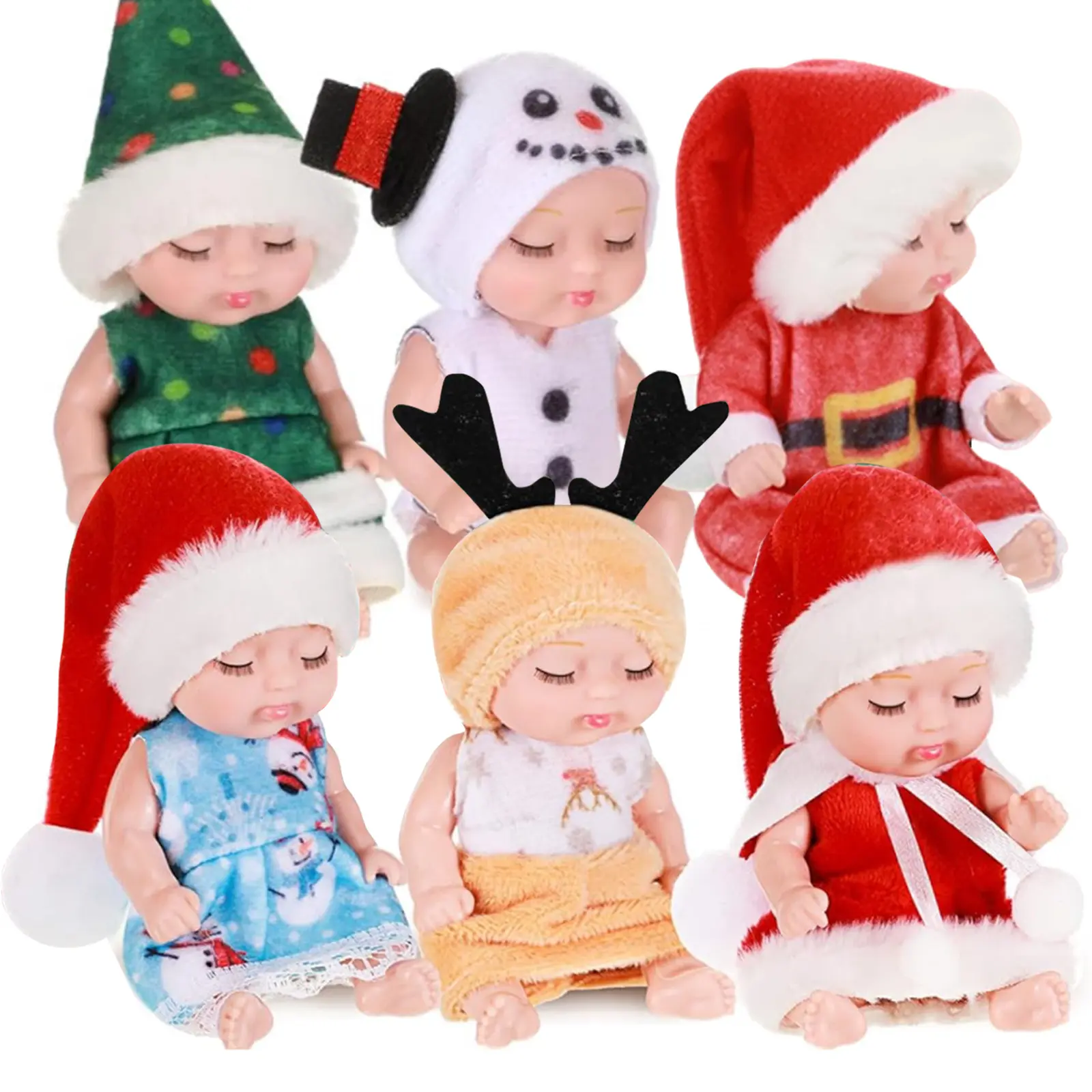 Mini Sleeping Baby Doll Blind Bag Toys - Unisex Anime & Manga Stocking Stuffers, 3-4 Years Kids’ Stuffed Animal Gift, Party & Christmas Candy Bag Fillers
