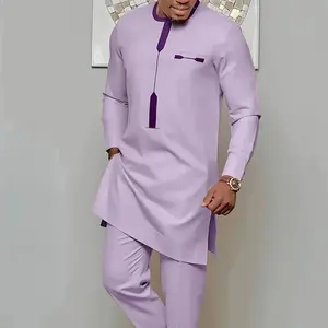 NewDashikiAfricanethnicmenlongsleeveT-shirttrouserssuitpersonalityprintedtopstandardsizebanqueteventdressS-2XLfashionComfortableCasualClothesMenswearLoosePolyesterGamisWetsuitFormal