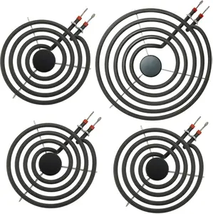 Beaquicy MP31YA Electric Range Burner Element - Replacement for Ken-more Whirlpool Range Stove - Package Include 3 pcs MP15YA 6" and 1 pcs MP21YA 8"