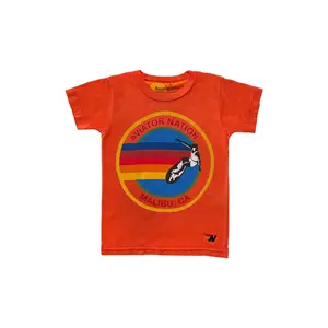 KID'S AVIATOR NATION MALBU TEE - ORANGE