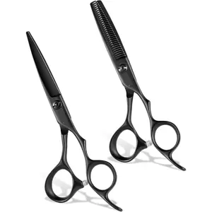 Professional Hair/Thining scissors Set Black Edition