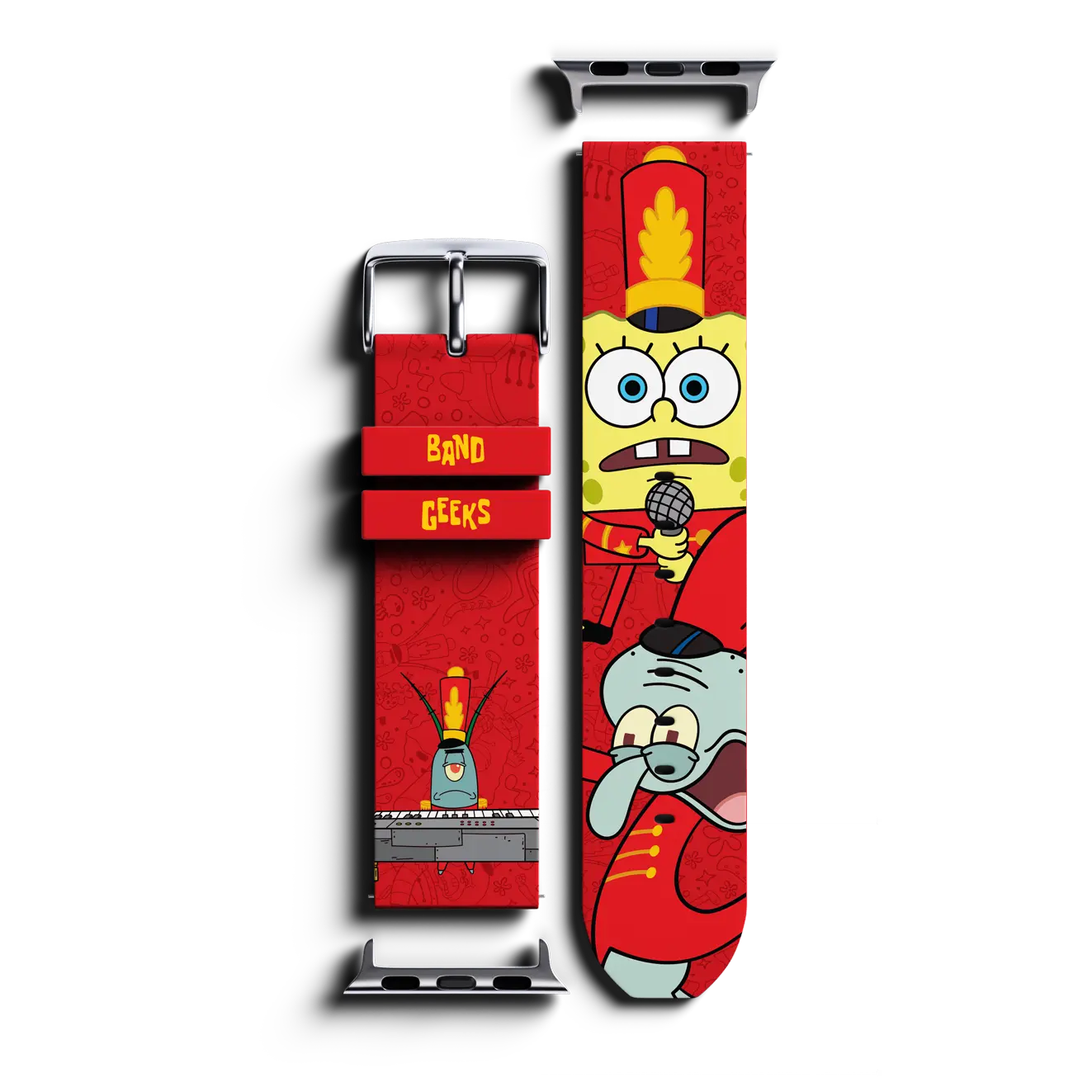 Disliz Officially Licensed SpongeBob SquarePants Band Geeks Collectible Fashion Watch Strap
