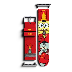 Disliz Officially Licensed SpongeBob SquarePants Band Geeks Collectible Fashion Watch Strap