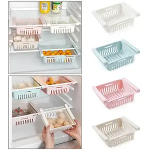 Fridge Organizer Storage Box Refrigerator Drawer Plastic Storage Container Shelf Fruit Egg Food Storage Box Kitchen Accessories