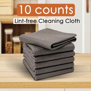 10 Counts Thickened Magic Cleaning Cloth, Absorbent Magic Cleaning Glass Cloth, Streak Free Reusable Microfiber Rag, Magic Cleaning Cloth for Car, Window, Mirror