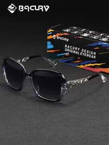 BACURY Super Sized Polarized Sunglasses Personalized Outdoor Sunscreen Y2K Integrated Fashion Glasses Fashion Accessories Unisex Sunglasses